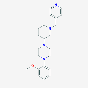 1-(2-methoxyphenyl)-4-[1-(4-pyridinylmethyl)-3-piperidinyl]piperazine