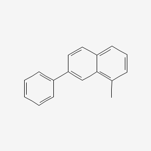 molecular formula C17H14 B598260 1-甲基-7-苯基萘 CAS No. 18612-88-9