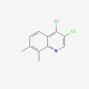 molecular formula C11H9Cl2N B598261 3,4-Dichloro-7,8-dimethylquinoline CAS No. 1204811-76-6
