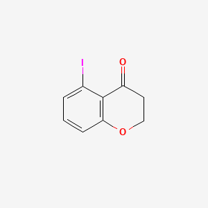 molecular formula C9H7IO2 B598271 5-Iodo-4-Chromanone CAS No. 1199783-09-9