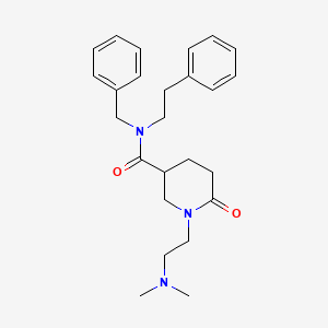 N-benzyl-1-[2-(dimethylamino)ethyl]-6-oxo-N-(2-phenylethyl)piperidine-3-carboxamide