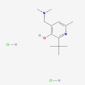 molecular formula C13H24Cl2N2O B5982764 2-tert-butyl-4-[(dimethylamino)methyl]-6-methyl-3-pyridinol dihydrochloride 