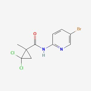 N-(5-bromo-2-pyridinyl)-2,2-dichloro-1-methylcyclopropanecarboxamide