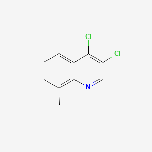molecular formula C10H7Cl2N B598278 3,4-Dichloro-8-methylquinoline CAS No. 1204811-85-7