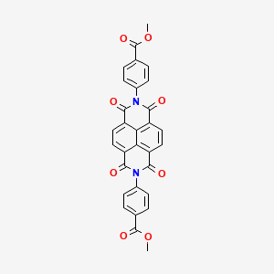 dimethyl 4,4'-(1,3,6,8-tetraoxo-1,3,6,8-tetrahydrobenzo[lmn]-3,8-phenanthroline-2,7-diyl)dibenzoate