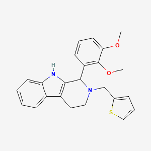 1-(2,3-dimethoxyphenyl)-2-(2-thienylmethyl)-2,3,4,9-tetrahydro-1H-beta-carboline