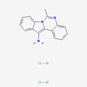 molecular formula C16H15Cl2N3 B5983053 6-methylindolo[1,2-c]quinazolin-12-amine dihydrochloride 