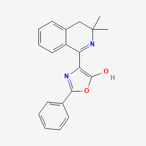 molecular formula C20H18N2O2 B5983101 4-(3,3-dimethyl-3,4-dihydro-1(2H)-isoquinolinylidene)-2-phenyl-1,3-oxazol-5(4H)-one 