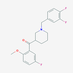 [1-(3,4-difluorobenzyl)-3-piperidinyl](5-fluoro-2-methoxyphenyl)methanone