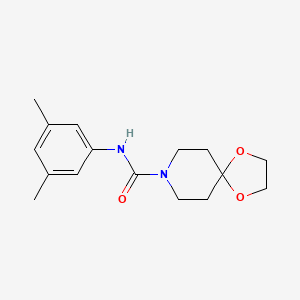 molecular formula C16H22N2O3 B5983107 N-(3,5-dimethylphenyl)-1,4-dioxa-8-azaspiro[4.5]decane-8-carboxamide 