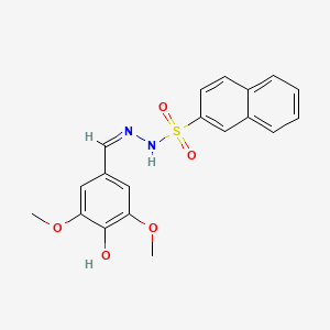 N'-(4-hydroxy-3,5-dimethoxybenzylidene)-2-naphthalenesulfonohydrazide