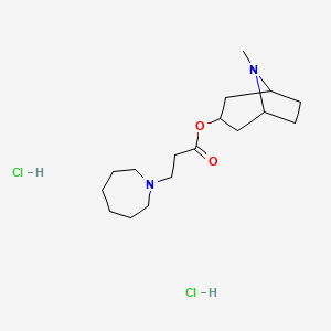 8-methyl-8-azabicyclo[3.2.1]oct-3-yl 3-(1-azepanyl)propanoate dihydrochloride