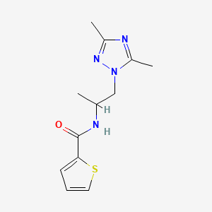 N-[2-(3,5-dimethyl-1H-1,2,4-triazol-1-yl)-1-methylethyl]-2-thiophenecarboxamide