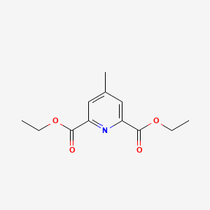 molecular formula C12H15NO4 B598320 Diethyl 4-methylpyridine-2,6-dicarboxylate CAS No. 197712-58-6
