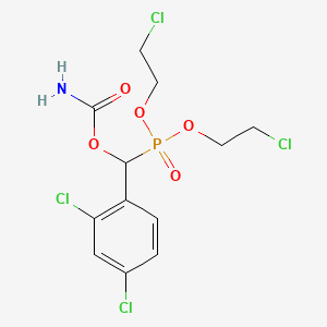 bis(2-chloroethyl) [[(aminocarbonyl)oxy](2,4-dichlorophenyl)methyl]phosphonate