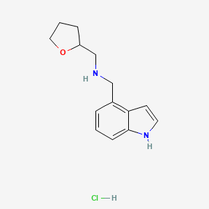 (1H-indol-4-ylmethyl)(tetrahydro-2-furanylmethyl)amine hydrochloride