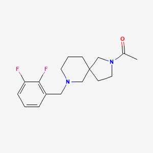 2-acetyl-7-(2,3-difluorobenzyl)-2,7-diazaspiro[4.5]decane