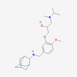 1-{5-[(2-adamantylamino)methyl]-2-methoxyphenoxy}-3-[isopropyl(methyl)amino]-2-propanol