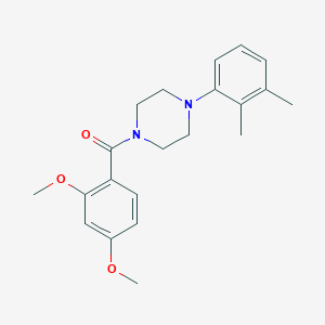 1-(2,4-dimethoxybenzoyl)-4-(2,3-dimethylphenyl)piperazine