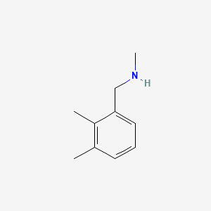 molecular formula C10H15N B598339 (2,3-二甲基苯基)甲胺 CAS No. 110931-75-4