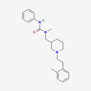 N-methyl-N-({1-[2-(2-methylphenyl)ethyl]-3-piperidinyl}methyl)-N'-phenylurea