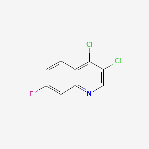 molecular formula C9H4Cl2FN B598346 3,4-Dichloro-7-fluoroquinoline CAS No. 1204810-51-4