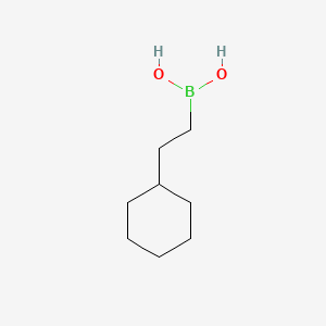 molecular formula C8H17BO2 B598350 2-Cyclohexylethylboronic acid CAS No. 105869-43-0