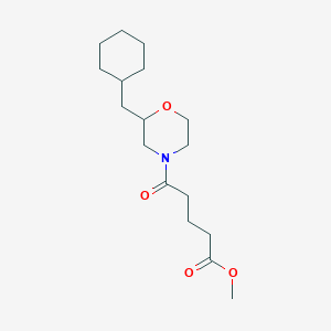 methyl 5-[2-(cyclohexylmethyl)-4-morpholinyl]-5-oxopentanoate