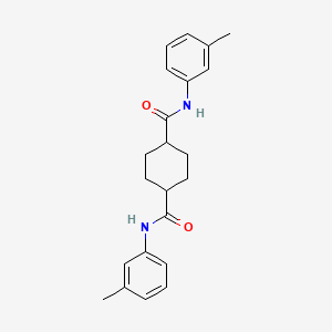 N,N'-bis(3-methylphenyl)-1,4-cyclohexanedicarboxamide