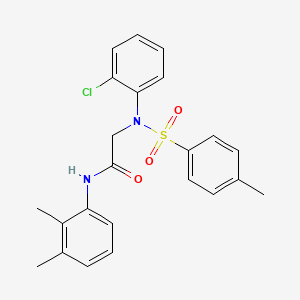 N~2~-(2-chlorophenyl)-N~1~-(2,3-dimethylphenyl)-N~2~-[(4-methylphenyl)sulfonyl]glycinamide