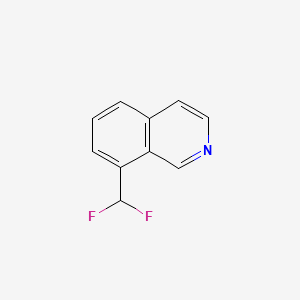 molecular formula C10H7F2N B598368 8-(Difluoromethyl)isoquinoline CAS No. 1204298-62-3