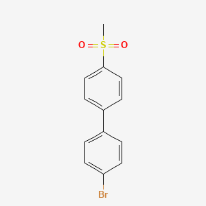 molecular formula C13H11BrO2S B598373 4'-溴-4-甲磺酰基联苯 CAS No. 1774-28-3