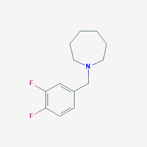 1-[(3,4-difluorophenyl)methyl]azepane