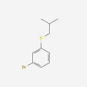 molecular formula C10H13BrS B598386 1-Bromo-3-isobutylthiobenzene CAS No. 1199773-06-2