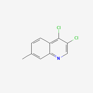 molecular formula C10H7Cl2N B598387 3,4-Dichloro-7-methylquinoline CAS No. 1204811-72-2