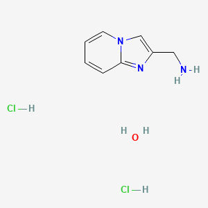 molecular formula C8H13Cl2N3O B5983870 (imidazo[1,2-a]pyridin-2-ylmethyl)amine dihydrochloride hydrate 