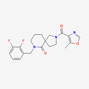 molecular formula C20H21F2N3O3 B5983872 7-(2,3-difluorobenzyl)-2-[(5-methyl-1,3-oxazol-4-yl)carbonyl]-2,7-diazaspiro[4.5]decan-6-one 