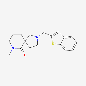 2-(1-benzothien-2-ylmethyl)-7-methyl-2,7-diazaspiro[4.5]decan-6-one