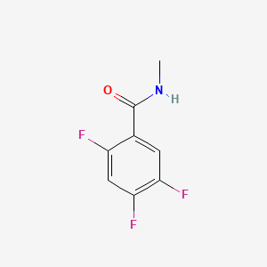 molecular formula C8H6F3NO B598400 2,4,5-Trifluoro-N-methyl-benzamide CAS No. 1203954-79-3