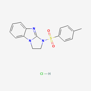 1-[(4-methylphenyl)sulfonyl]-2,3-dihydro-1H-imidazo[1,2-a]benzimidazole hydrochloride