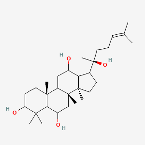 molecular formula C30H50O4 B598405 3-keto-20(S)-Protopanaxatriol CAS No. 179799-20-3