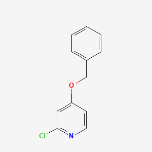 molecular formula C12H10ClNO B598414 4-(苄氧基)-2-氯吡啶 CAS No. 182556-72-5
