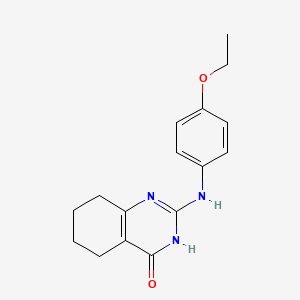 molecular formula C16H19N3O2 B5984173 2-[(4-ethoxyphenyl)amino]-5,6,7,8-tetrahydro-4(3H)-quinazolinone 