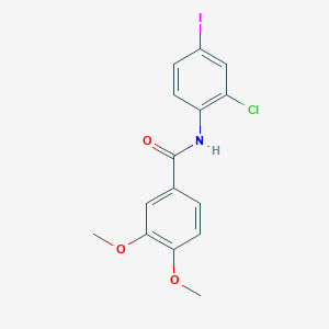 N-(2-chloro-4-iodophenyl)-3,4-dimethoxybenzamide