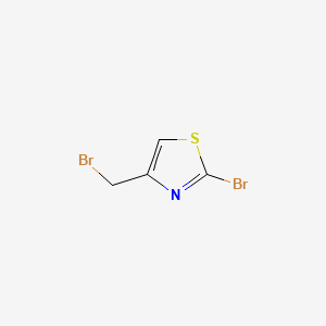 molecular formula C4H3Br2NS B598432 2-溴-4-(溴甲基)噻唑 CAS No. 180597-85-7