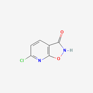 B598433 6-Chloroisoxazolo[5,4-b]pyridin-3-ol CAS No. 196708-30-2