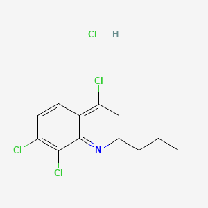 B598434 2-Propyl-4,7,8-trichloroquinoline hydrochloride CAS No. 1204811-29-9