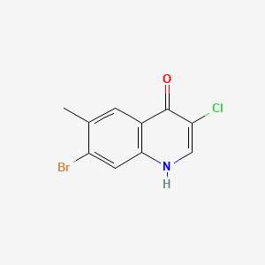 B598435 7-Bromo-3-chloro-6-methylquinolin-4(1H)-one CAS No. 1204811-46-0