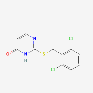 2-[(2,6-dichlorobenzyl)thio]-6-methyl-4(3H)-pyrimidinone