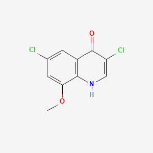 B598438 3,6-Dichloro-8-methoxyquinolin-4(1H)-one CAS No. 1204812-10-1